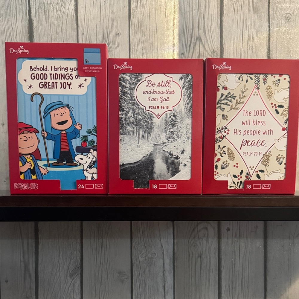 3 Set DaySpring Xmas Cards Total Count 60**[07]
